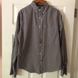 Prince & Fox men’s button down shirt blue red M